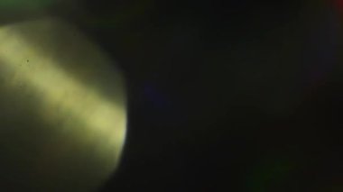 Doğal holografik yanardöner folyo ışık sızıntıları.