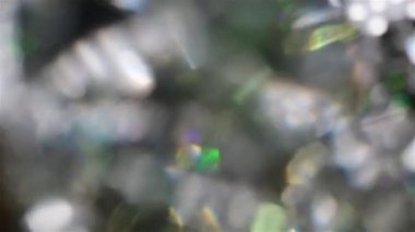 Siyah arka plan üzerine ufuk kristal öğeler soyut.