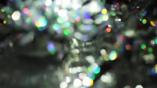 Elegante anello di sfondo morbido movimento con perdite di luce reali e bokeh . — Video Stock