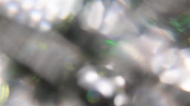 Holografik fütüristik ışıklar. Holografik folyo ile deneyler.