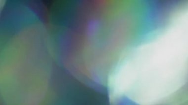 Renkli neon ışık renkleri bokeh. Sorunsuz holografik yanardöner görüntüleri.