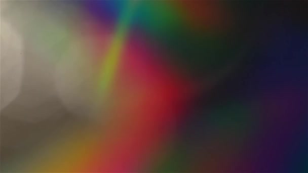 Holografische Kleurrijke Gerimpeld Folie Beeldmateriaal Goed Voor Een Creatief Project — Stockvideo