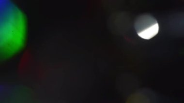 Renkli festival bokeh, spektral fütüristik renkler, holografik yanardöner folyo.