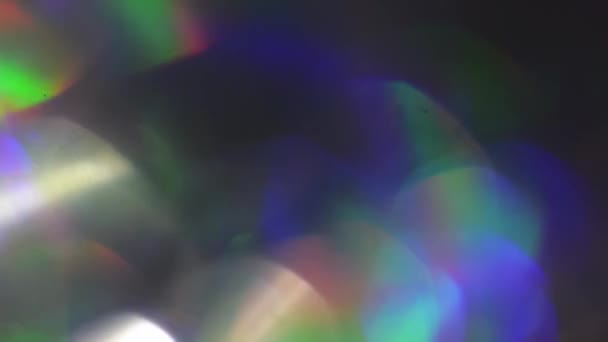Fundal abstract futurist, folie holografică irizată, evidențiază și reflectă . — Videoclip de stoc