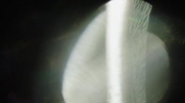 Bulanık cam parçacıkları, modern arka plan, yaratıcı çok renkli video geçişleri.