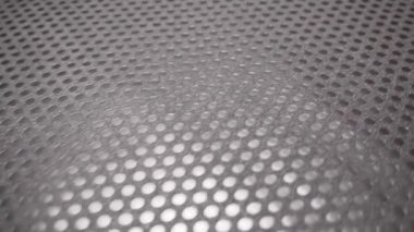 Polka Noktalı desene eski metal folyo ambalaj. Arka plan olarak kullanılabilir.