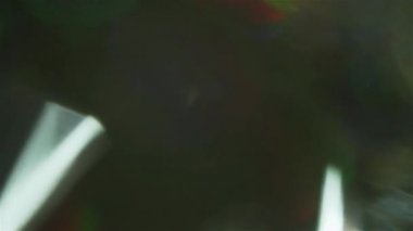 Geri 80s için: renkli rgb bokeh, spektral fütüristik renkleri.