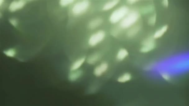 グリーン色のビンテージの光漏れ、抽象的な背景. — ストック動画