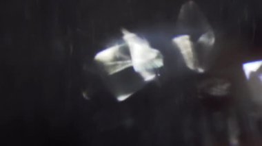 Güzel soyut bokeh, pırıltı ve karanlık float.