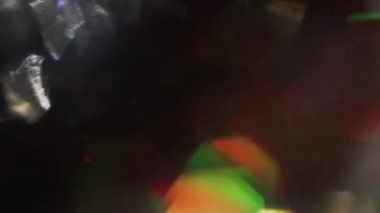 4k bir holografik hafif sızıntı geçiş etkisini vurdu.