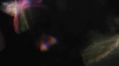 Yanardöner bokeh, ışık cam ve sabun köpüğü ile oyun.