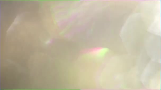 Abstrait fond holographique irisé, bokeh scintillant, effet glitch. 4k .