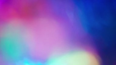 Holografik ufuk folyo neon yanardöner soyut hareketli arka plan.