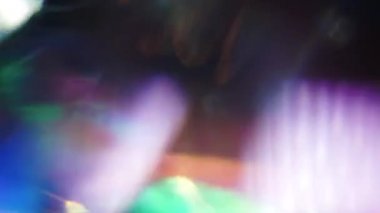 Rüya gibi arka plan, gökkuşağı psychdelic palet, canlı renkler.