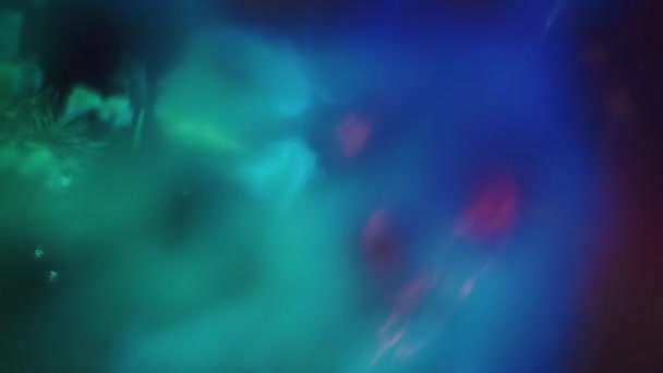 未来的な抽象的なまぶしさ酸ネオンの色、創造的な背景、トランジション、オーバーレイ. — ストック動画