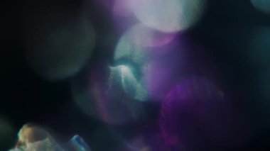 Psychedelic canlı arka plan neon yansımaları, renkli bokeh parıldayan.