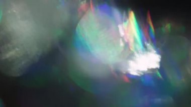 Psychedelic arka plan, renkli bokeh parıldayan yanardöner holoraphic folyo.