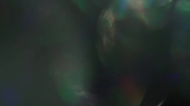 Psychedelic arka plan, parıldayan holografik bokeh karışımı.