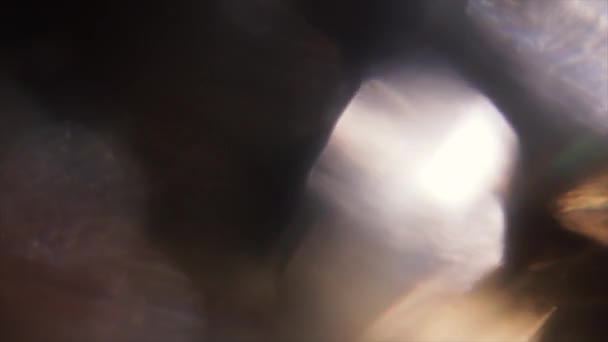 Киберпанк футуристический боке, зацикленные кадры, бесшовный фон . — стоковое видео