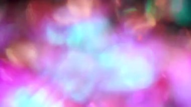 Çok renkli arka plan, parlak bokeh, gerçeküstü hareket yüzey, geçişler, loopable, yer paylaşımı.