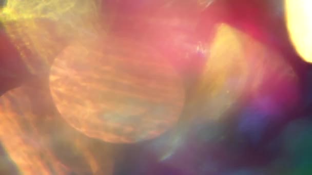 Flashs abstraits de luxe, bokeh brillant, transitions, surface de mouvement surréaliste, superposition, boucle .