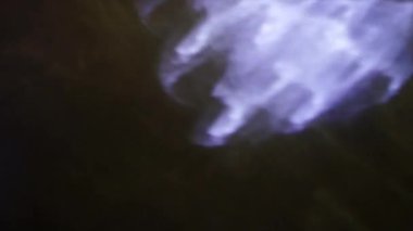 Holografik yanardöner arka plan, canlı gökkuşağı bokeh. Video geçişleri, distorsiyonları, ışık sızıntıları, Glares. ProRes codec bileşeni.
