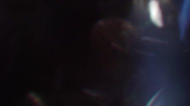 Yaratıcı soyut arka plan, şenlikli renkli bokeh. Video geçişleri, Glares, ışık sızıntıları, deformeler.