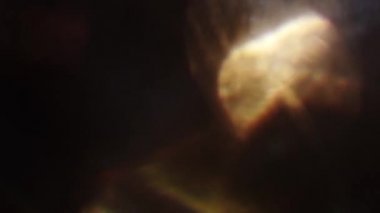 Holografik doğal arka plan, benzersiz renkli bokeh. Video geçişleri, ışık sızıntıları, deformeler.