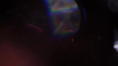 Soyut doğal arka plan, canlı gökkuşağı bokeh. Işık sızıntıları, deformeler, video geçişler, Glares.