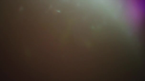 홀로그램 무지개 빛깔의 배경, 폴 리 크롬 색상 bokeh. 루프 가능한 빛 누출 및 섬광. — 비디오