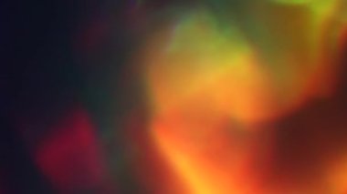 Defocused psychedelic ışık karanlıkta parıltı formları. Yaratıcı geçişler, doğal bokeh. 