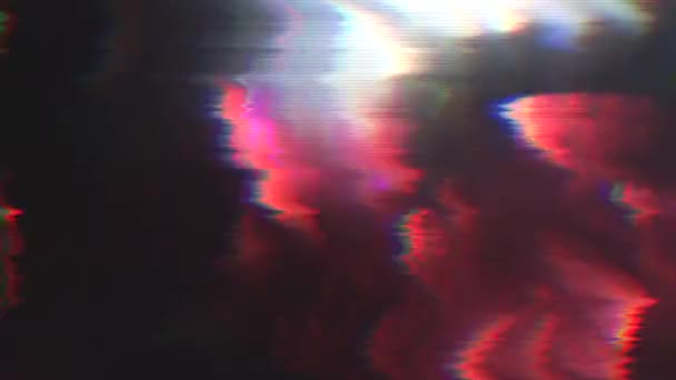 Abstracte compositie van chromatische kleuren die door een prisma passeren. — Stockvideo