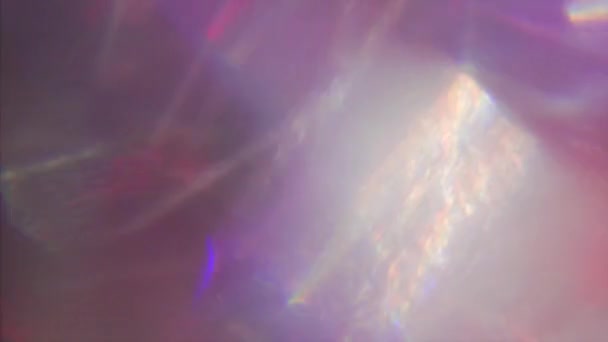 Multi-colored combination of iridescent hue in the isolated space. — Stock Video