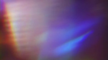 Psychedelic yanardöner yaratıcı arka plan, geçişler, defokus cam yansımaları. 