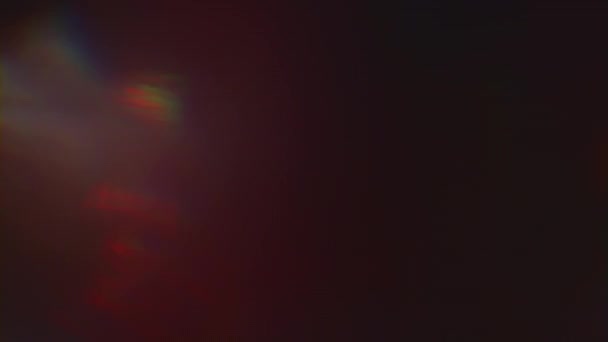 Киберпанк футуристический сюрреалистический фон, светящийся свет, мягкий боке . — стоковое видео