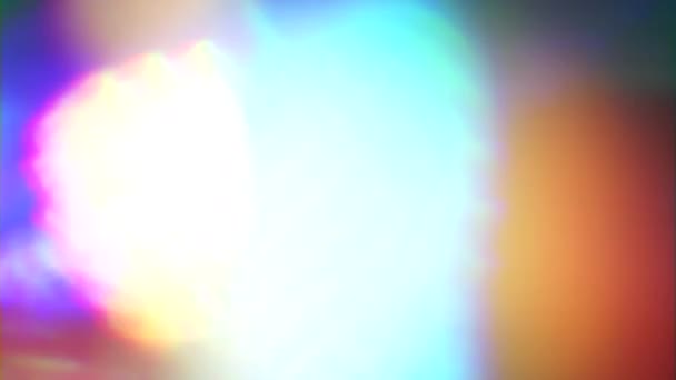 Iriserende holografische unieke achtergrond, Shining bokeh, feestelijke bokeh. — Stockvideo