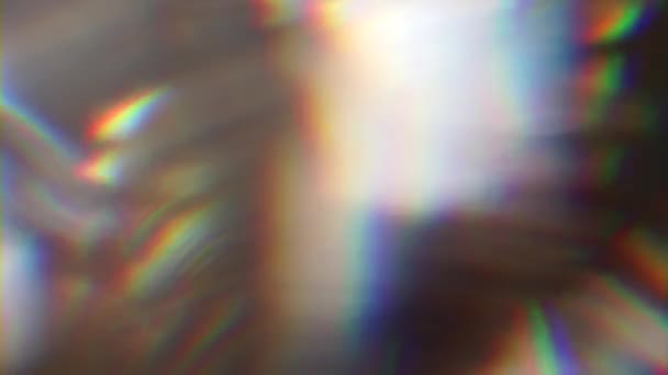 Holográfico abstrato fundo único, brilhando bokeh, transições de vídeo . — Vídeo de Stock