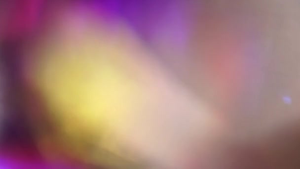 Киберпанк футуристический уникальный фон, сияющий боке, праздничный боке . — стоковое видео