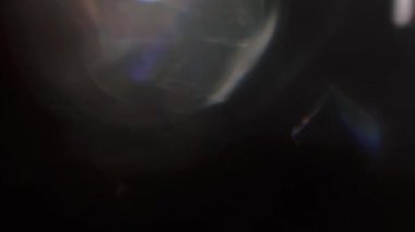 Vintage ışık parçacıkları darbeler ve parlar. Benzersiz soyut metamorfozlar.