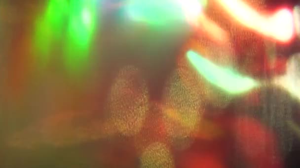 Kleurrijke dynamische Sci-Fi psychedelische glinsterende achtergrond. — Stockvideo