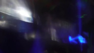 Çok renkli dinamik vintage psychedelic parıldayan arka plan. 