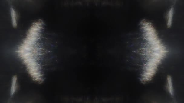 抽象的なダイナミックサイバーパンク夢のホログラフィックの背景. — ストック動画