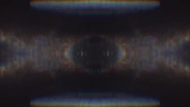 Transformer géométrique science-fiction psychédélique fond scintillant . 