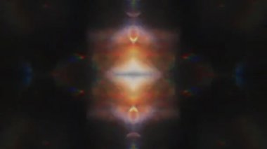 Renkli neon bilimkurgu trendy ışıltılı arka plan. Fraktal süsler.