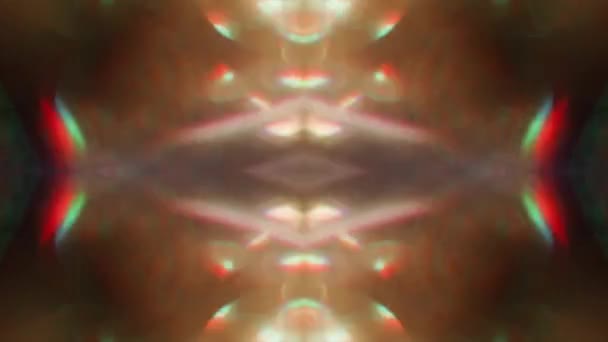 Transforming vintage futuristic psychedelic iridescent background. — Stock Video