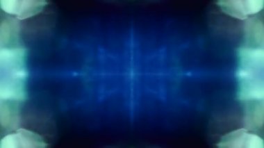 Soğuk tonlarda ışık dönüşümleri, nostaljik psychedelic yanardöner arka plan. 