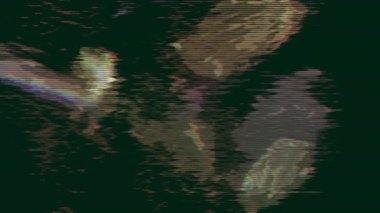 Çok renkli hareketli kötü tv veri hatası glitch arka plan. 