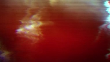 Renkli dijital bilimkurgu, aksaklık hatası veri arızası arka plan. 