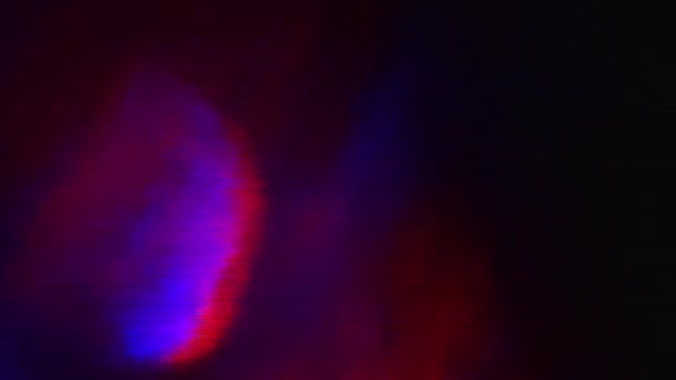 Mnohobarevný pohybový holografický obraz kyberpunál hlučný pozadí. — Stock video