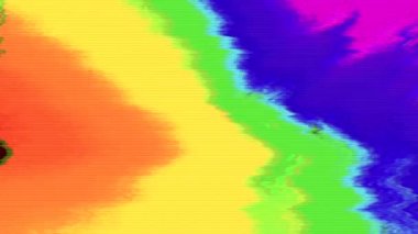 Karışık renkli psychedelic geometrik cyberpunk yanardöner arka plan. L